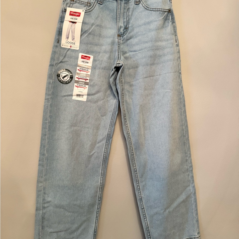 Wrangler Boys Relaxed Fit Light Blue Jeans